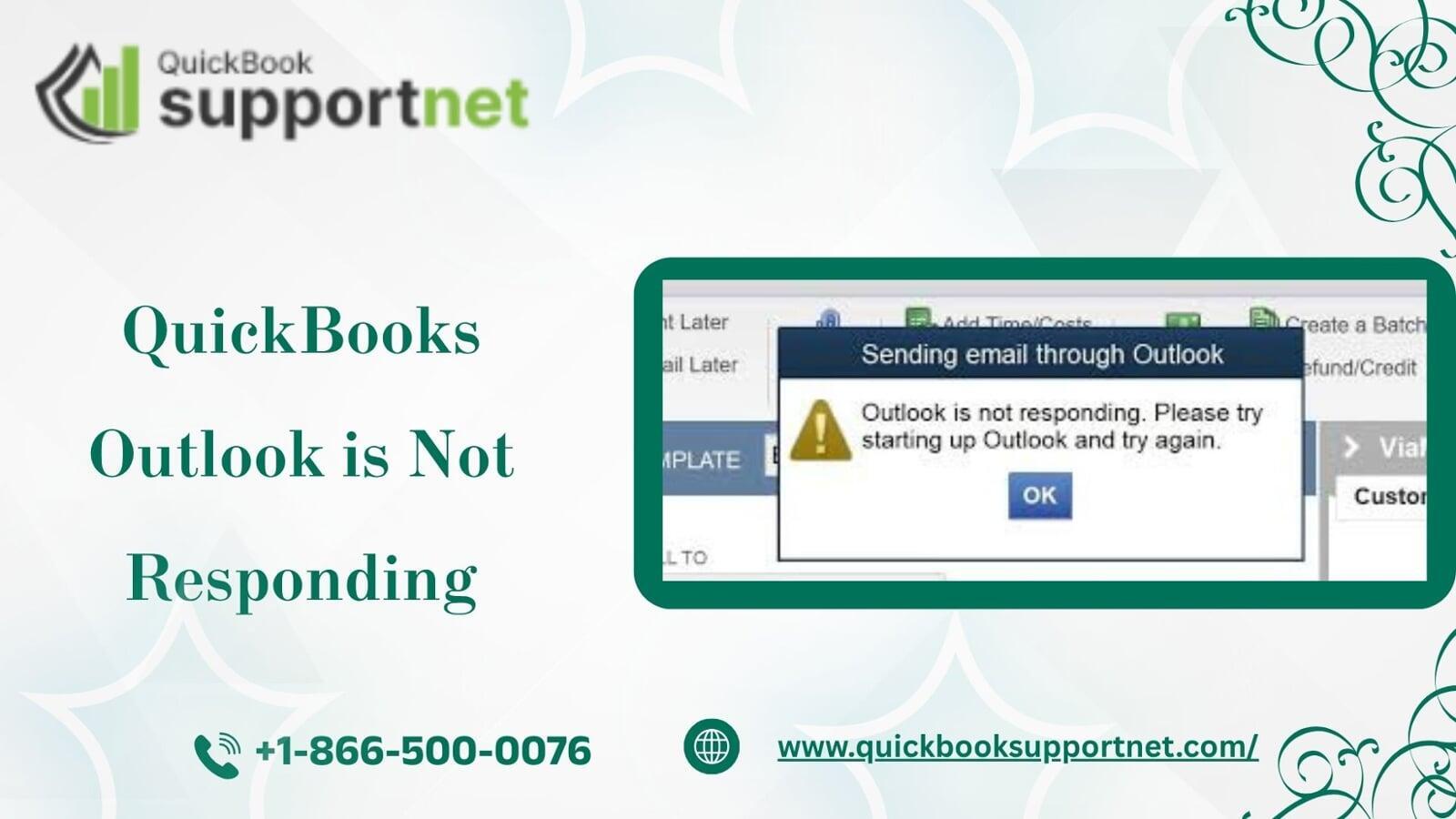 How to Fix QuickBooks Outlook is not responding - QB Data Service